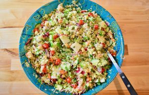 couscous salad with vegetables