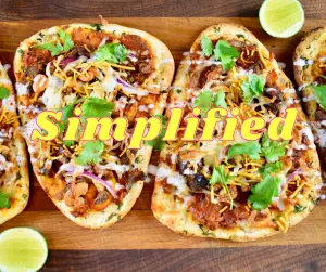 Simplified: Butter "Chicken" Pizzas with Tandoori Squirrel