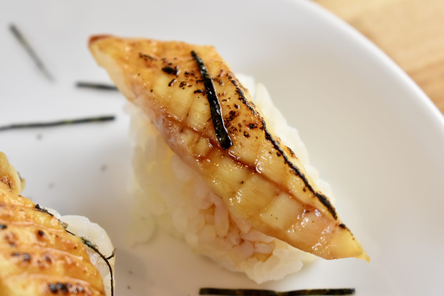 The Intrepid Eater Recipes UnagiStyle Pike Nigiri