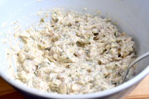 finished rillettes in a bowl