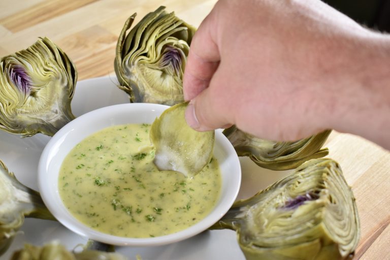 Steamed Artichokes with GarlicSpruce Aioli Recipes The Intrepid Eater