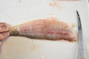 separated skin and flesh
