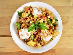 sweetcorn chaat