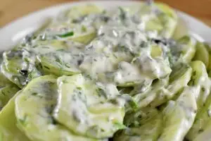 polish cucumber salad