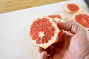 white pith left on citrus