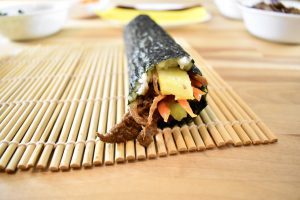 rolled kimbap