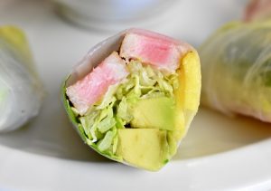 Tuna Mango Avocado Fresh Rolls