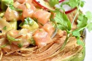 Coconut Salmon Poke