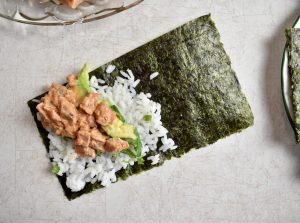 toppings on nori