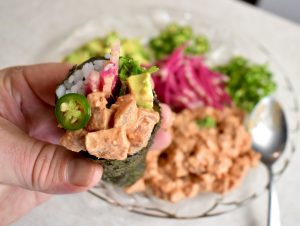 Mexican Japanese Tuna Temaki