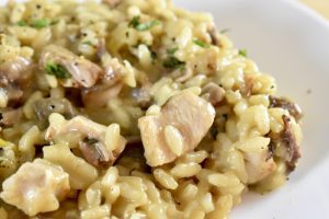 Grouse, Porcini, and Sunchoke Risotto