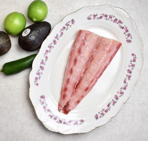 raw cobia fillet