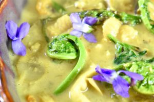 Spring Forager's Curry with Bullhead Catfish