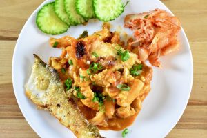 Cheesy Lake Fish Tteokbokki