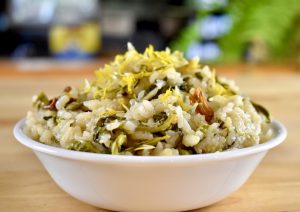 Rice with Wild Vegetables