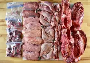 butchered geese