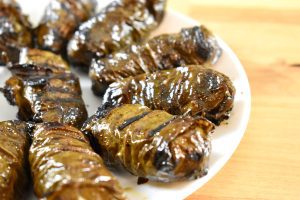 Barbecue Dolmas Stuffed with Bacon, Beef, and Cheese