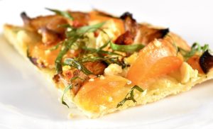 Chanterelle and Apricot Flatbread