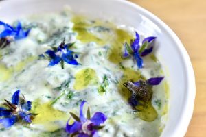 Turkish Borage in Yogurt (Jajik)