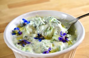 Turkish Borage in Yogurt (Jajik)