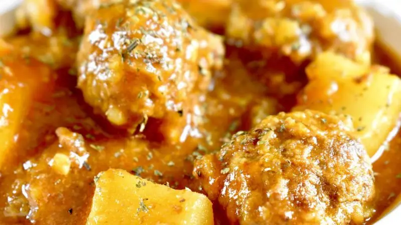 Turkish Venison Meatball Stew
