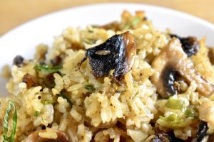 Baked Mushroom Rice