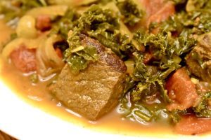 Zimbabwean Venison and Kale Stew