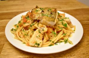 Walleye Spaghetti all'Acqua Pazza