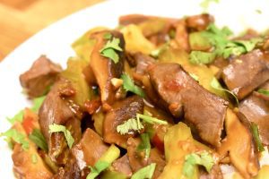 Stir Fried Venison Heart with Chili Bean Sauce