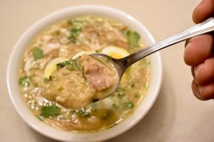 Portuguese Bread Soup with Leftover Turkey