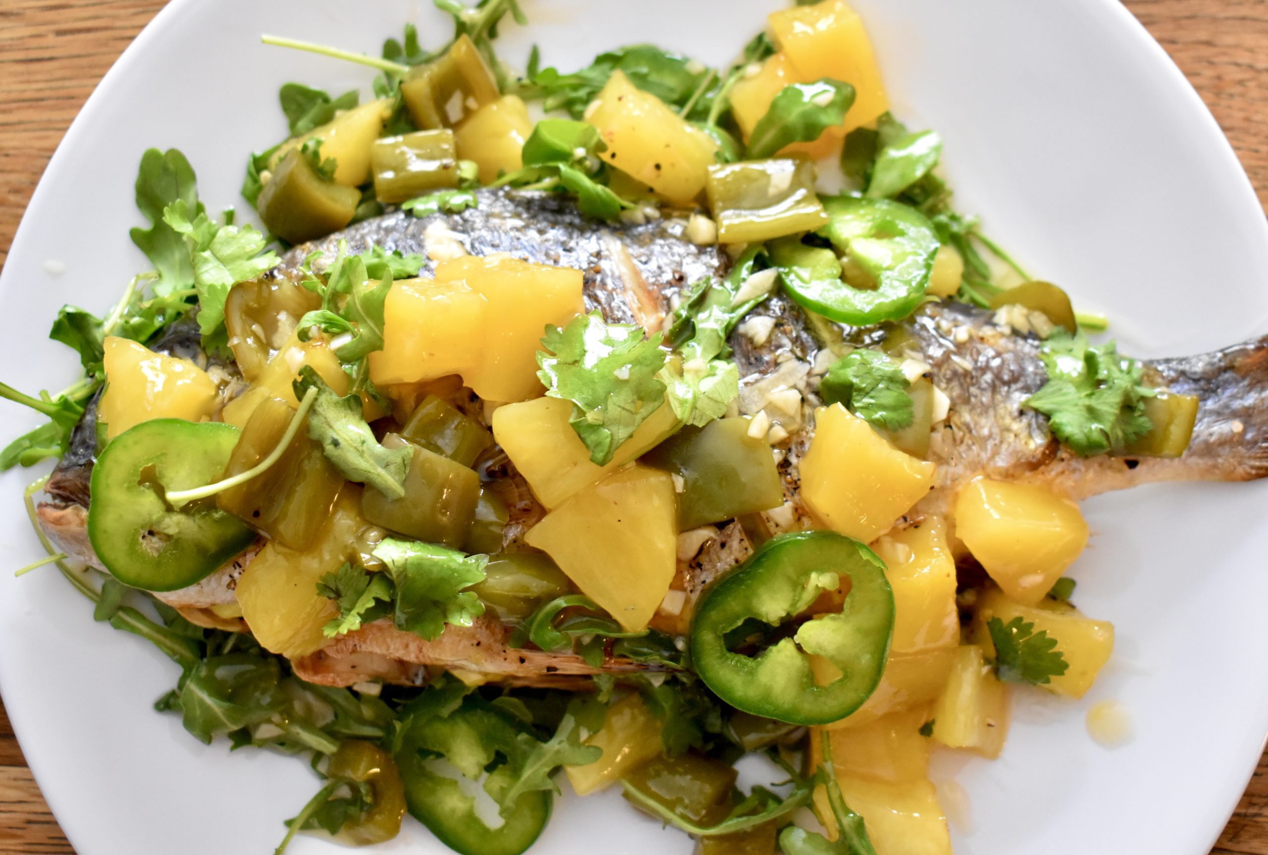 Roasted Fish with PineappleJalapeño Sauce The Intrepid Eater