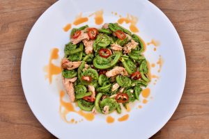 Sichuan Fiddlehead and Trout Salad