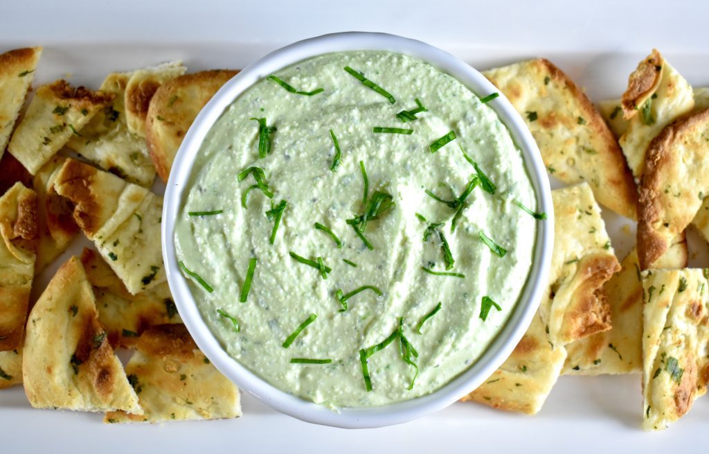 Creamy Ramp and Feta Dip