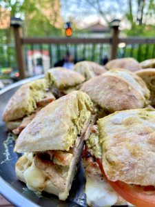 Wild Turkey Pesto Melts