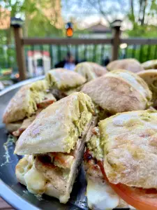 Wild Turkey Pesto Melts