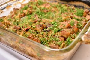 Pork and Chanterelle Casserole