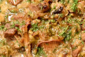 Pork and Chanterelle Casserole