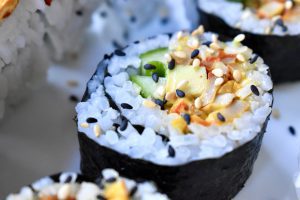 Lobster Mushroom Maki Rolls