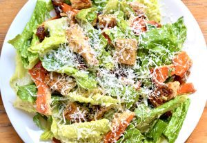 Chicken of the Woods Caesar Salad