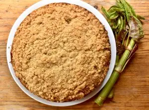 Japanese knotweed cake