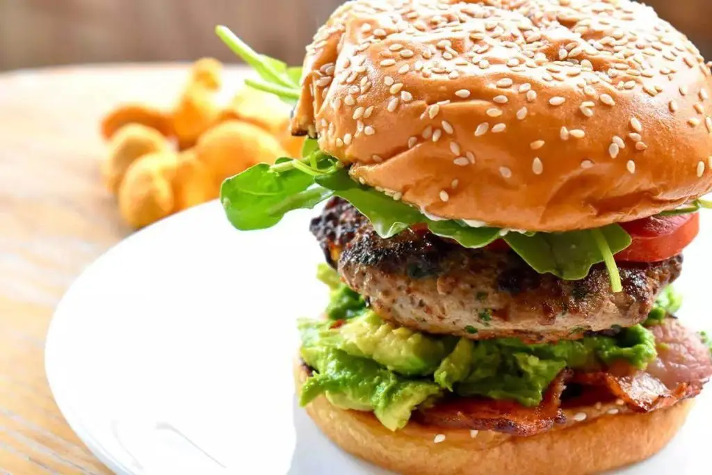Blended Wild Turkey and Chanterelle Burgers