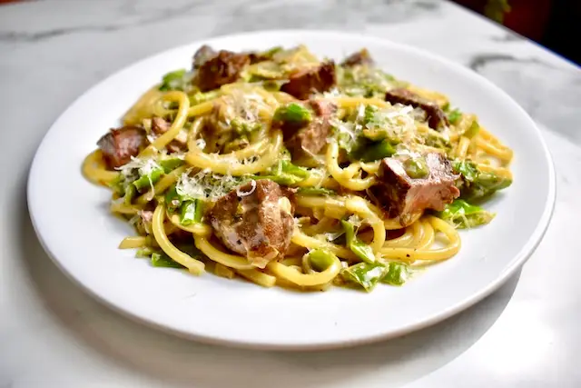 Creamed Shishito Pasta